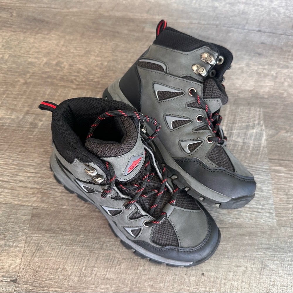 High Sierra Black and Red Hiking Boots